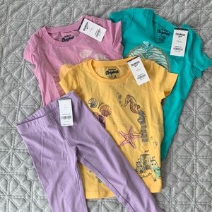Three NWT Toddler Shirts and Legging